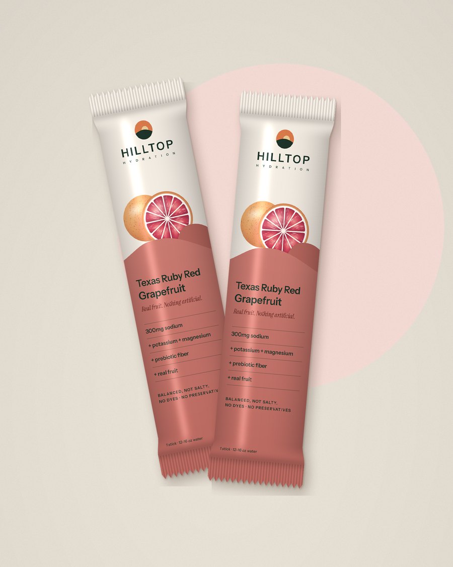 Two Texas Ruby Red Grapefruit stick packs
